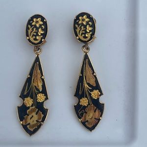 Vintage snap on earrings
